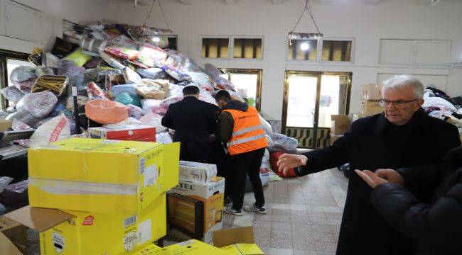 Ödemiş'ten deprem bölgesine yardım