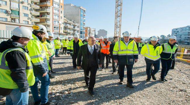 Dev tünel açma makineleri yer altına indi